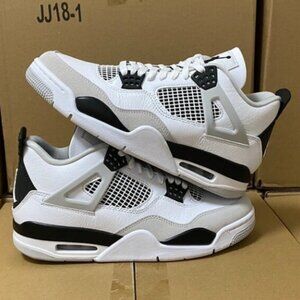 Men Air Jordan 4 retro military black